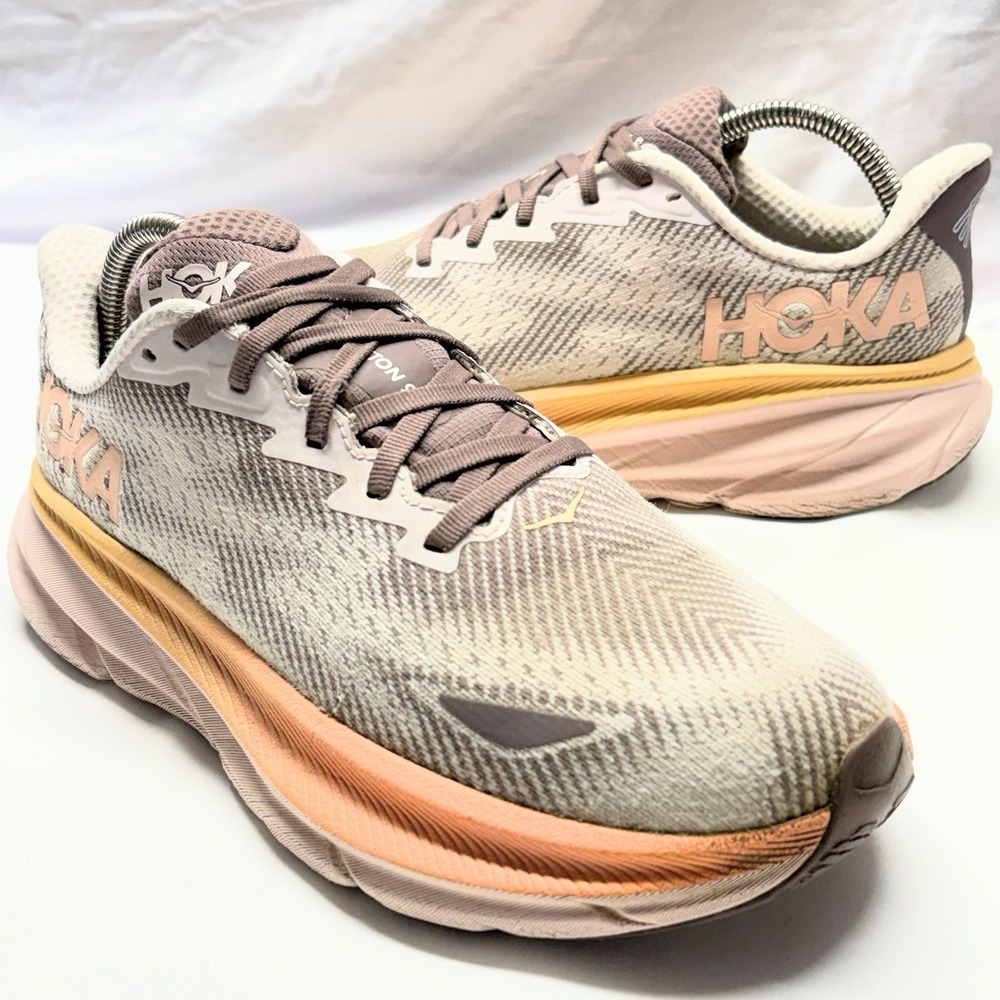 Hoka One One Clifton 9 GORE-TEX Running Shoes Womens US 9B Waterproof Sneakers